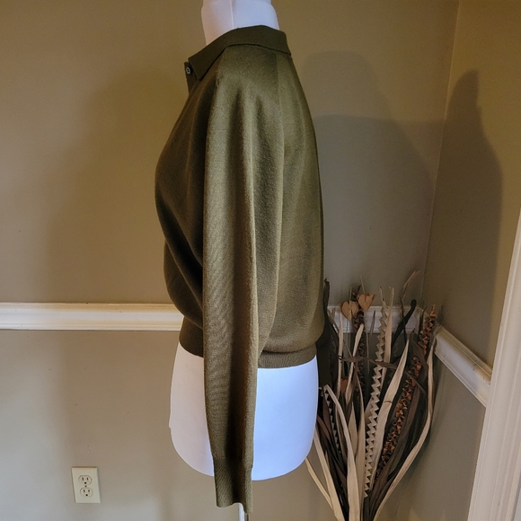 Lord & Taylor Green Pullover Sweater Large - Picture 6 of 10